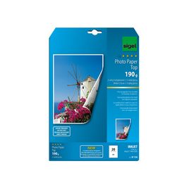 sigel Papier photo jet d'encre Top, A4, très brillant recto