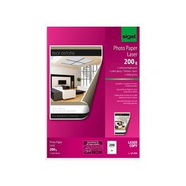sigel Papier photo,format A4, 170 g/m2, glossy recto-verso