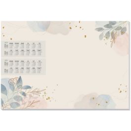 sigel Sous-main bloc papier "Pastel garden", 595 x 410 mm