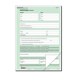 sigel Vordruck "Kaufvertrag allgemein", A4, SD, 2-fach x25