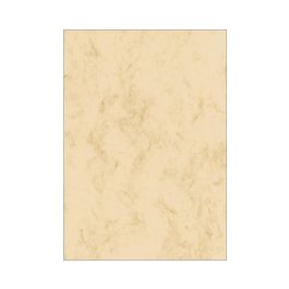 sigel papier marbré, A4, 200 g, carton prestige, beige