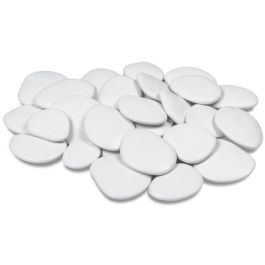 tera Pierres décoratives "Pebbles", taille S, blanc