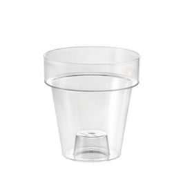 tera Pot de fleurs "Porto 16", transparent