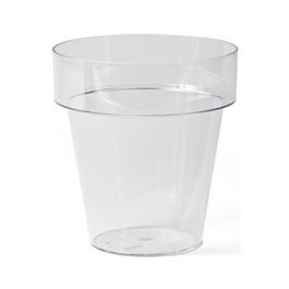 tera Pot de fleurs "Porto 16", transparent