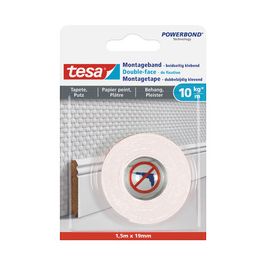 tesa Adhésif double face de montage Powerbond, papier peint