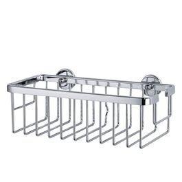 tesa Corbeille de rangement ALUXX S, carré, alu