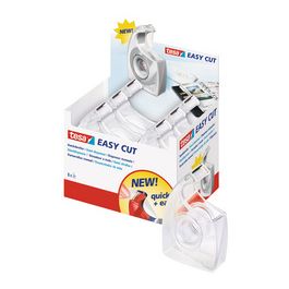 tesa Dévidoir à main Easy Cut, vide, présentoir, transparent x12