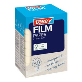 tesa Film PAPER, transparent, 19 mm x 66 m, Office Box