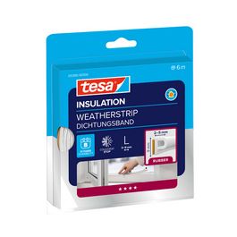 tesa INSULATION Ruban de calfeutrage L, 9 mm x 6 m, blanc