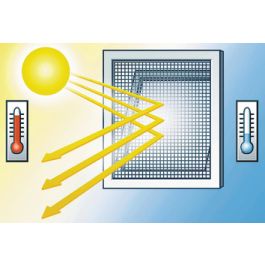tesa Moustiquaire avec protection solaire pour fenêtre
