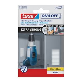 tesa On & Off Bandes auto-agrippantes très solides,50 x100mm