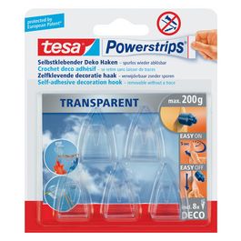 tesa powerstrips CROCHET DECO adhésif, pour max. 0,2 kg