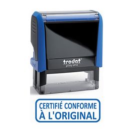 trodat Tampon texte XPrint "CERTIFIE CONFORME A L'ORIGINAL"