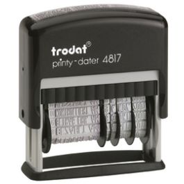 trodat Wortbandstempel Printy Dater 4817, mit Datum, SB-