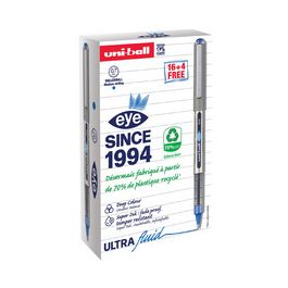 uni-ball Stylo roller eye fine UB157E, VALUE PACK, bleu