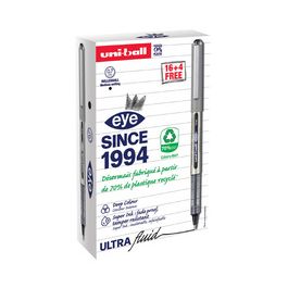 uni-ball Stylo roller eye fine UB157E, VALUE PACK, noir