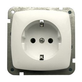 uniTEC Schutzkontakt-Steckdose "ROMA", polarweiß