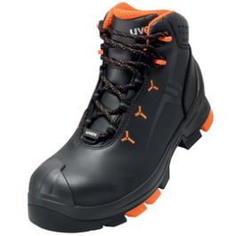 uvex 2 Chaussures montantes S3 SRC, T. 43, noir/orange