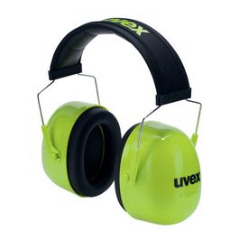 uvex Coquille anti-bruit K4, vert fluo