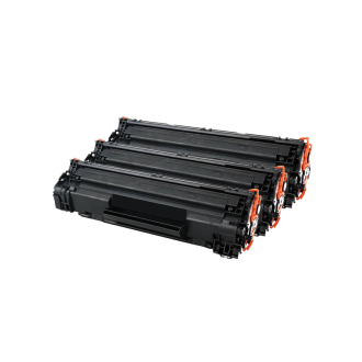 HP - CE285A / 85A - pack de 3 - toners compatibles