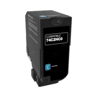 Toner compatible 74C2HC0 Lexmark - cyan