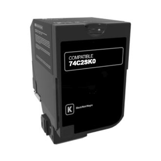Toner compatible 74C2SK0 Lexmark - noir