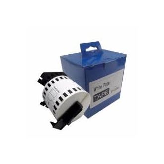 Ruban cassette compatible DK22205 Brother - blanc