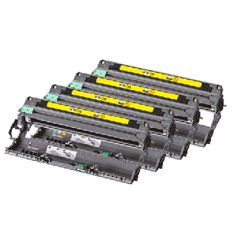 Tambour compatible DR241CL Brother - multipack 4 couleurs : noir, cyan, magenta, jaune