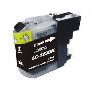 Cartouche compatible LC123BK Brother - noire
