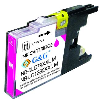 Cartouche compatible LC1280XLM Brother - magenta