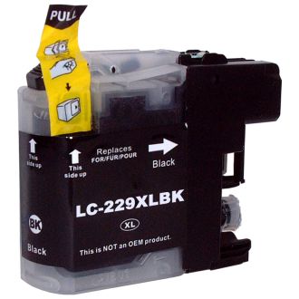 Cartouche compatible LC229XLBK Brother - noire