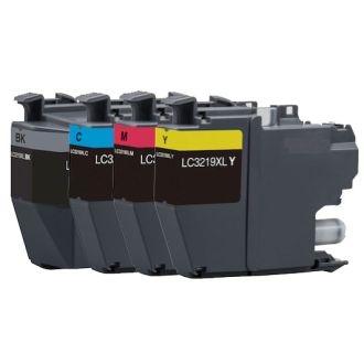 Cartouches compatibles LC3219XL Brother - Multipack 4 cartouches (BK,C,M,Y)