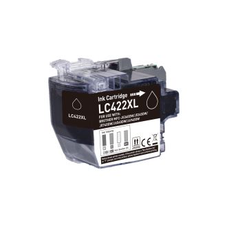 Cartouche compatible LC422XLBK Brother - noire
