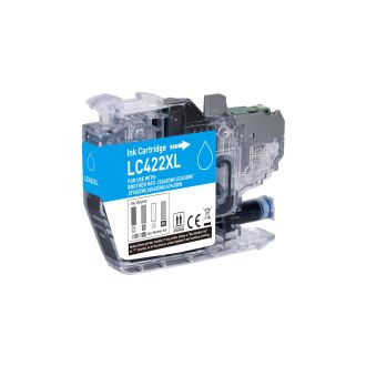 Cartouche compatible LC422XLC Brother - cyan