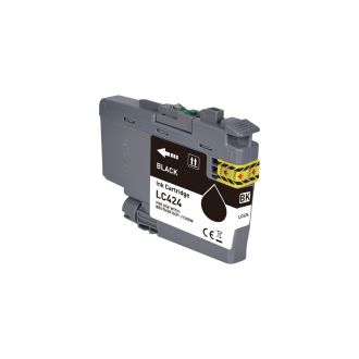 Cartouche compatible LC424BK Brother - noire