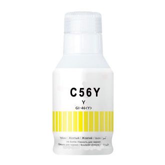 Bouteille d'encre compatible 4432C001 / GI-56 Y Canon - jaune