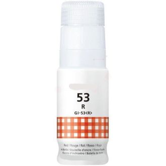 Bouteille d'encre compatible 4717C001 / GI-53 R Canon - rouge