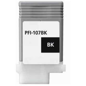 Cartouche compatible 6705B001 / PFI-107 BK Canon - noire