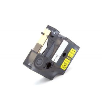 Ruban compatible 18432 / S0718450 Dymo - noir, jaune