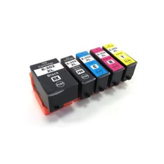 Cartouches compatibles 202XL Epson - Multipack 5 cartouches (BK,C,M,Y,PB)