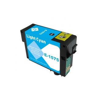 Cartouche compatible C13T15754010 / T1575 Epson - cyan photo