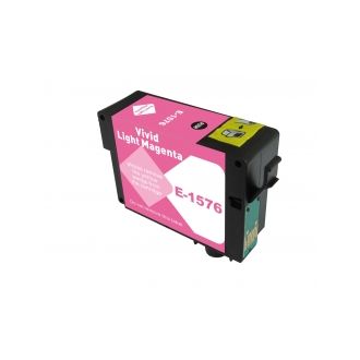Cartouche compatible C13T15764010 / T1576 Epson - magenta photo
