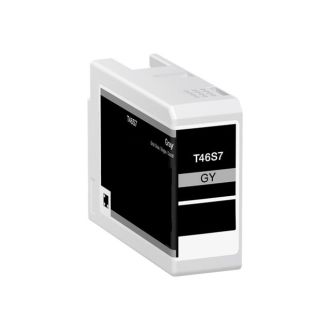 Cartouche compatible C13T46S700 / T46S7 Epson - grise