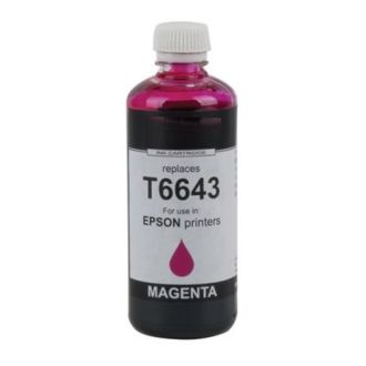 Bouteille d'encre compatible C13T664340 / 664 Epson - magenta