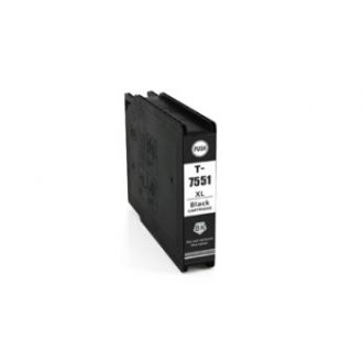 Cartouche compatible C13T755140 / T7551 Epson - noire
