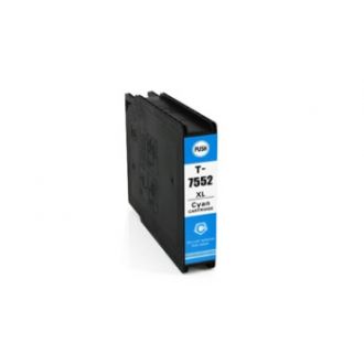 Cartouche compatible C13T755240 / T7552 Epson - cyan