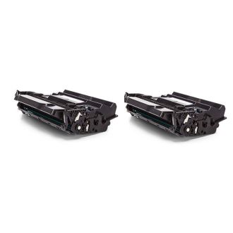 Toners compatibles 87X / CF287X HP - Pack x2  - noir