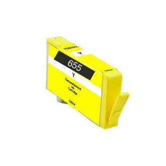 Cartouche compatible CZ112AE / 655 HP - jaune