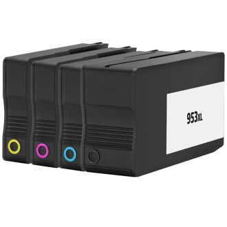 Cartouches compatibles 953XL / 3HZ52AE HP - Multipack 4 couleurs (BK,C,M,Y)