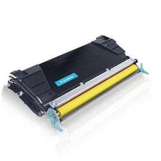 Toner compatible C746A1YG Lexmark - jaune